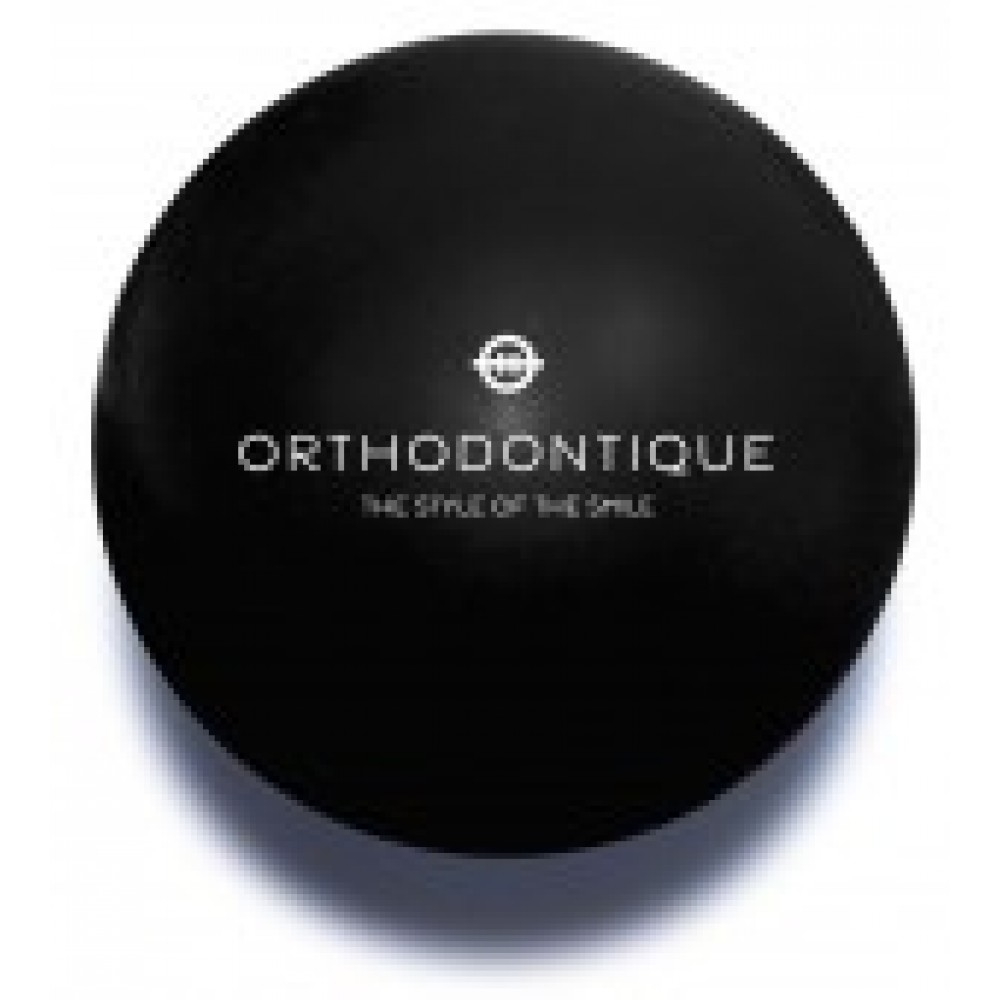 Custom Printed Solid Colored Black Stress Ball Custom Printed Solid Colored Black Stress Ball