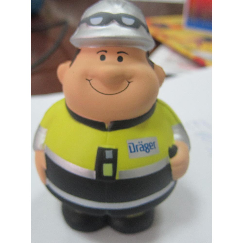 Custom Imprinted Firemen Stress Reliever Custom Shape Custom Imprinted Firemen Stress Reliever Custom Shape