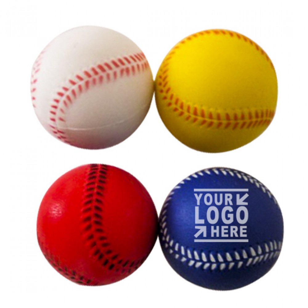Baseball Stress Reliever Custom Imprinted Baseball Stress Reliever Custom Imprinted