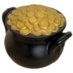 Personalized Pot of Gold Stress Reliever