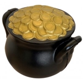 Pot of Gold Stress Reliever with Logo  Pot of Gold Stress Reliever with Logo