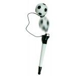 Soccer Ball Pop Top Pen Custom Imprinted