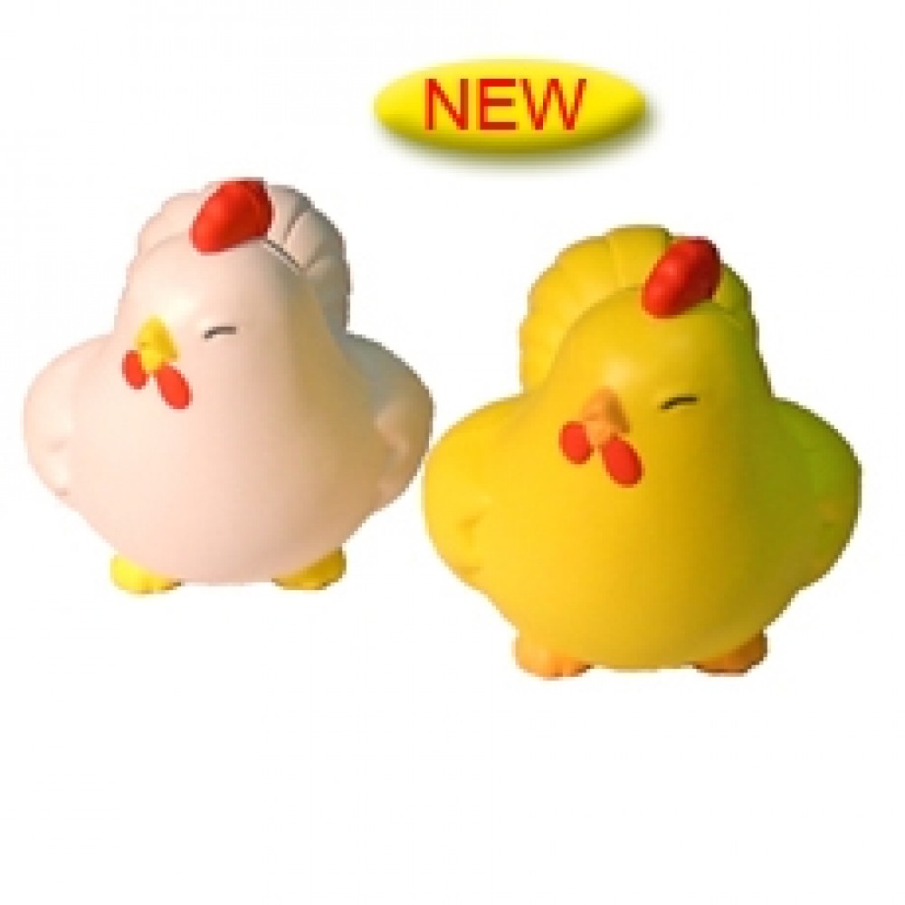 Custom Printed Happy Chicken Stress Reliever Custom Printed Happy Chicken Stress Reliever