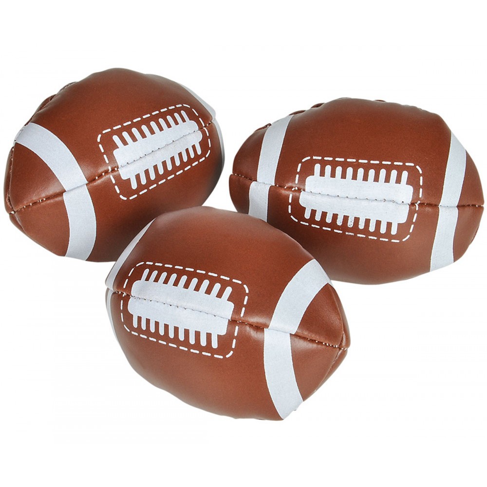 Custom Printed Mini Soft Stuff Football Stress Reliever Custom Printed Mini Soft Stuff Football Stress Reliever