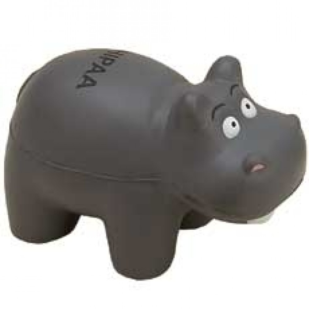 Custom Imprinted Hippo Stress Reliever Custom Imprinted Hippo Stress Reliever