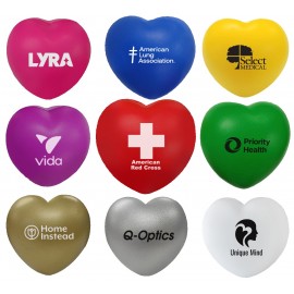 Popular Heart Shape Stress Reliever, Semi Soft And Squeezable with Logo  Popular Heart Shape Stress Reliever, Semi Soft And Squeezable with Logo