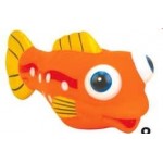 Custom Imprinted Rubber Cutie Big Eyed Ball Fish (Small Size)
