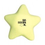 Logo Branded Glow Star Stress Reliever