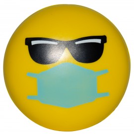 Logo Branded Cool PPE Emoji Squeezies Stress Reliever