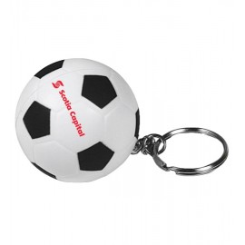 Soccer Ball Keychain Stress Reliever with Logo