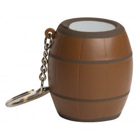 Barrel Keyring Stress Reliever with Logo