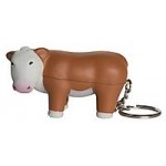 Cow Keyring Stress Reliever with Logo