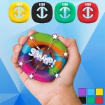 Logo Branded Squeeze Snap Popper Fidget Grip Ring Toy