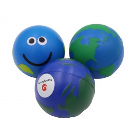 Promotional 3D Globe Earth Shaped Stress Ball
