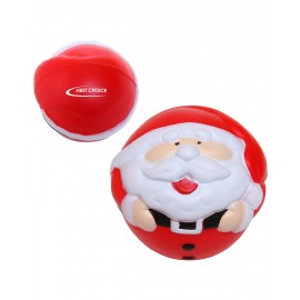 Customized Happy Holiday Santa Shape Stress Ball  Customized Happy Holiday Santa Shape Stress Ball
