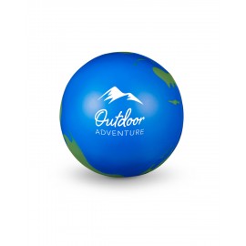 Logo Branded Prime Line Globe Earth Super Squish Stress Ball Sensory Toy  Logo Branded Prime Line Globe Earth Super Squish Stress Ball Sensory Toy