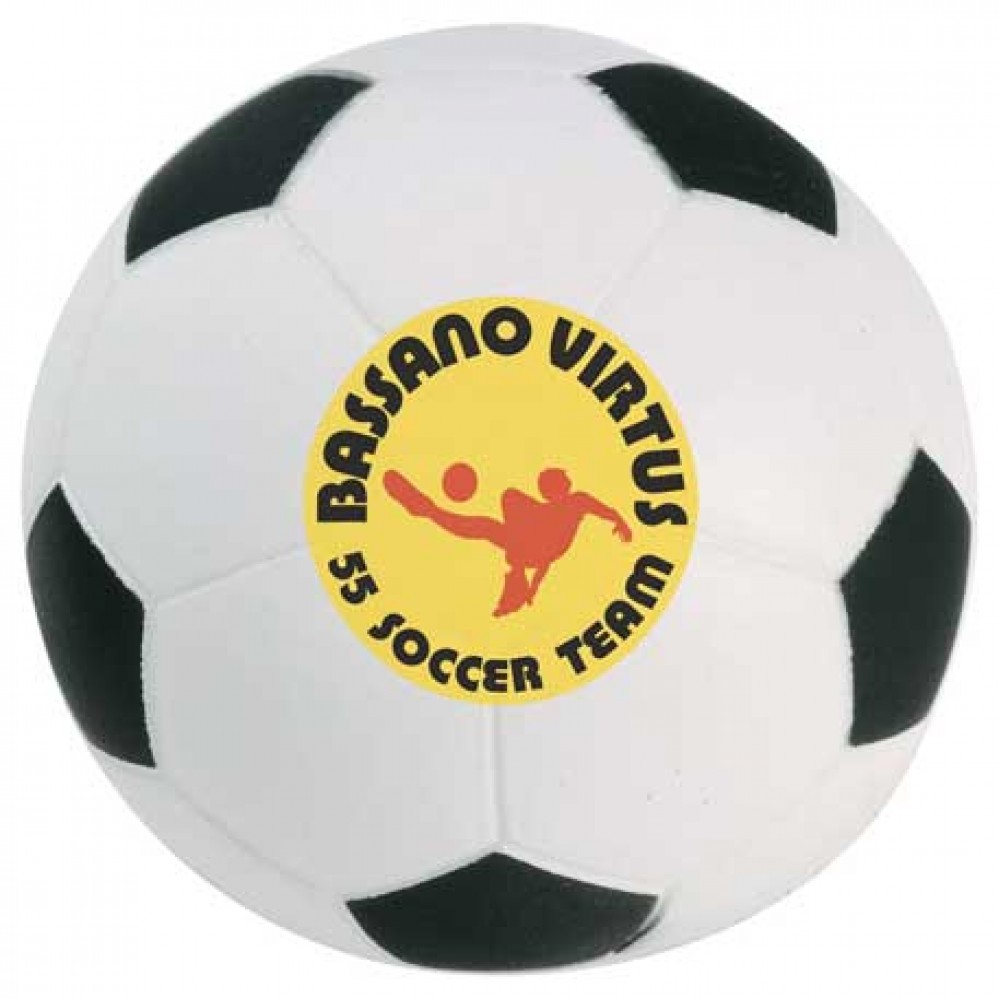 Custom Printed Soccer Ball Stress Reliever Custom Printed Soccer Ball Stress Reliever