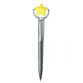 Star Specialty Pen w/Squeeze Topper with Logo