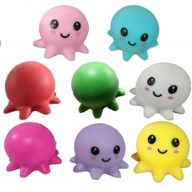 Logo Branded Octopus Shaped Squeeze Stress Toy Ball