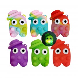 Promotional Flash Big Eyes 3D Astronaut Stress Ball Fidget Toy