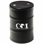 Logo Branded Black Oil Drum Stress Reliever