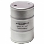 Logo Branded Silver Oil Drum Stress Reliever