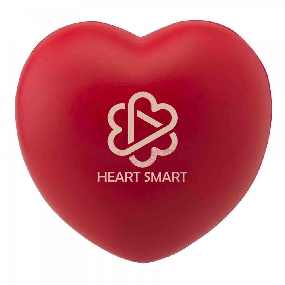 Custom Imprinted Heart Shaped Stress Reliever Custom Imprinted Heart Shaped Stress Reliever