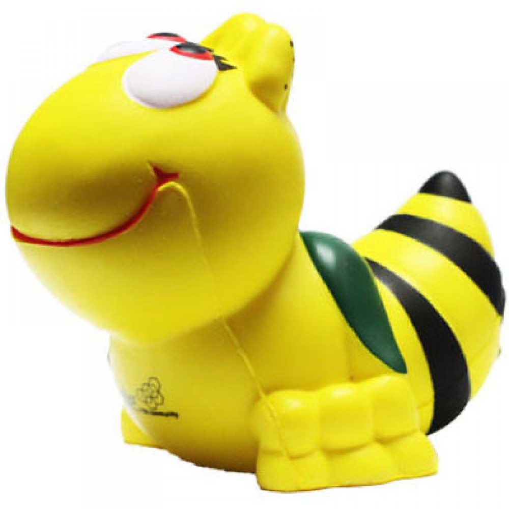 Custom Imprinted Cartoon Bee Stress Reliever Custom Imprinted Cartoon Bee Stress Reliever