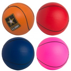 Custom 2.5" Basketball Squeezies Stress Reliever  Custom 2.5" Basketball Squeezies Stress Reliever