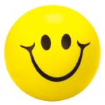 Smiley Face Stress Reliever with Logo