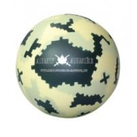 Digital Camo Ball Stress Reliever with Logo  Digital Camo Ball Stress Reliever with Logo