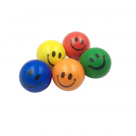 PU Smile Stress Ball with Logo