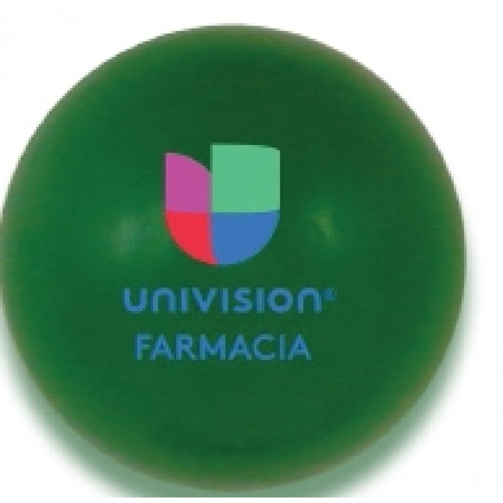 Custom Imprinted Solid Colored Green Stress Ball Custom Imprinted Solid Colored Green Stress Ball
