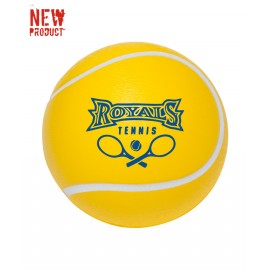 Custom Union Printd - Tennis Ball Stress Reliever 2.5 inch Diameter with 1-Color Logo  Custom Union Printd - Tennis Ball Stress Reliever 2.5 inch Diameter with 1-Color Logo