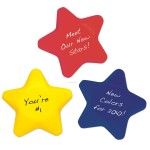 Custom Printed 3" Star Shape Stress Ball