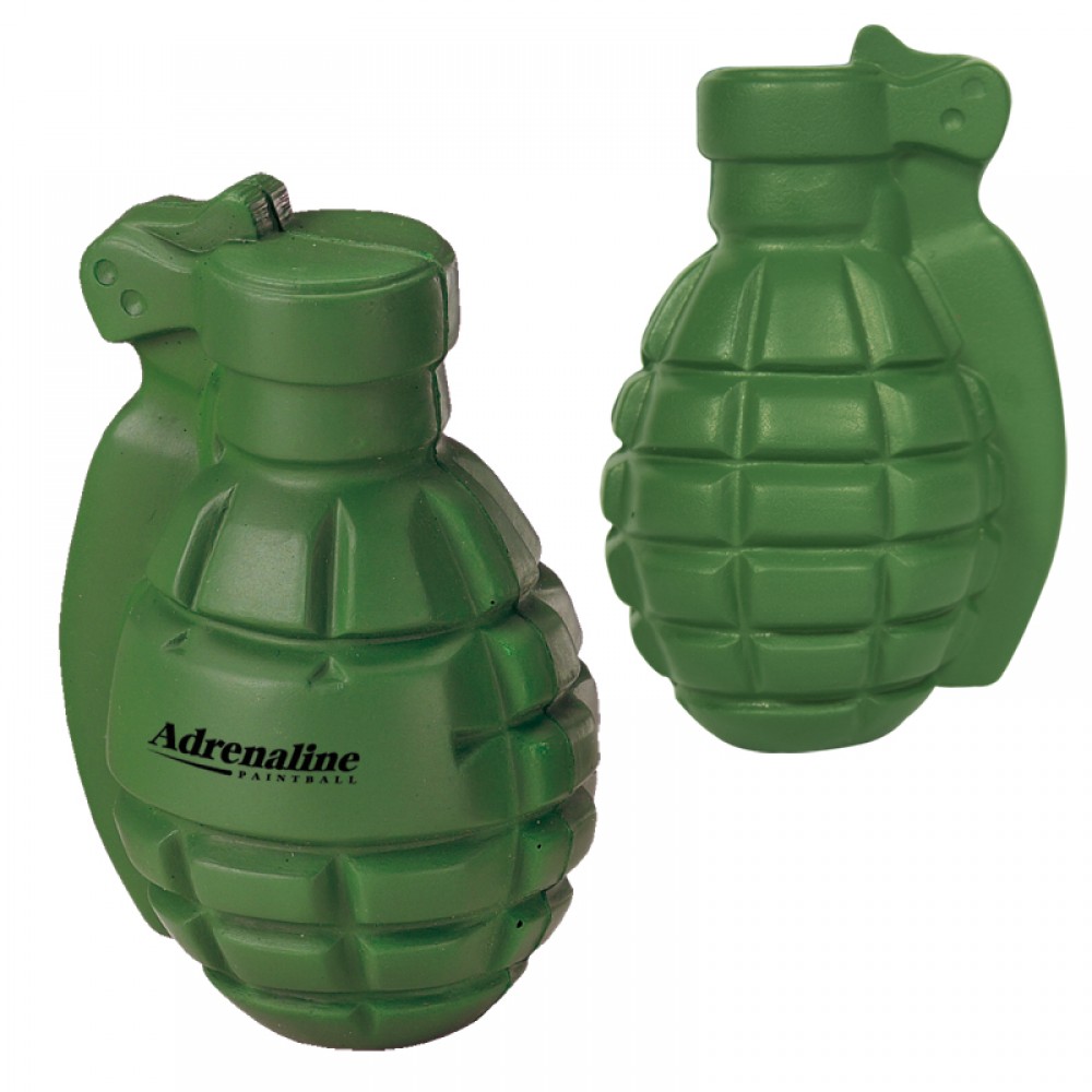 Grenade Stress Reliever Custom Printed