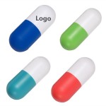 Pill Shape Stress Ball with Logo