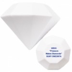 White Diamond Stress Reliever Logo Branded