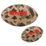 Logo Branded 5" Digital Camo Football Stress Reliever