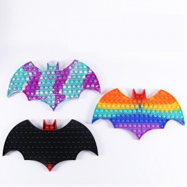 Customized Large Bat Shaped Silicone Push Pop Bubble Ball Toy