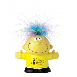 Logo Branded Feel Great Silly Hair Talking Stress Ball  Logo Branded Feel Great Silly Hair Talking Stress Ball