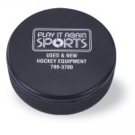 Custom Imprinted Hockey Puck Stress Reliever