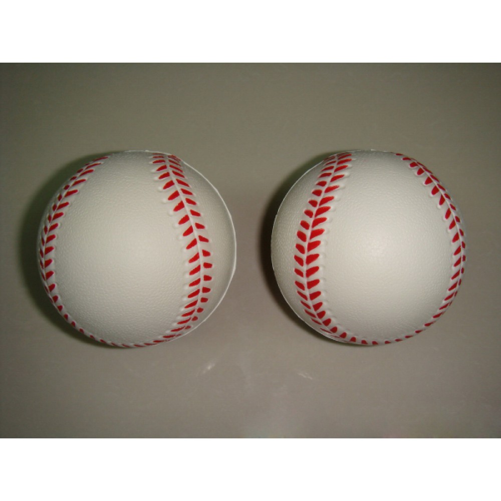 Logo Branded Baseball Squeezies Stress Reliever Logo Branded Baseball Squeezies Stress Reliever