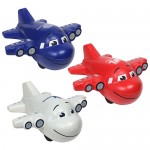 Logo Branded Stress Relief Airplane Shaped Squeeze Balls