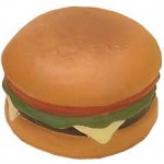 Custom Imprinted Hamburger Stress Reliever