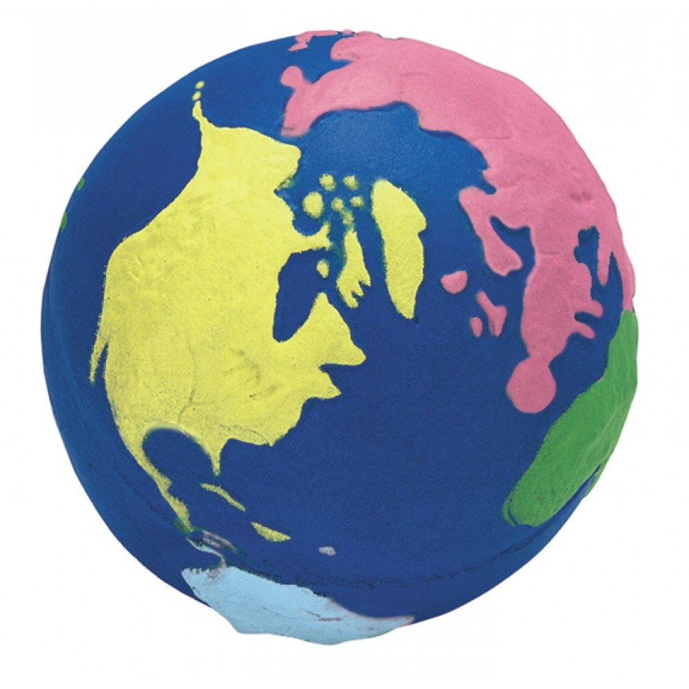 Customized Multi Color Earth Squeezies Stress Reliever