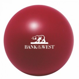 Custom Burgundy Squeezies Stress Reliever Ball  Custom Burgundy Squeezies Stress Reliever Ball