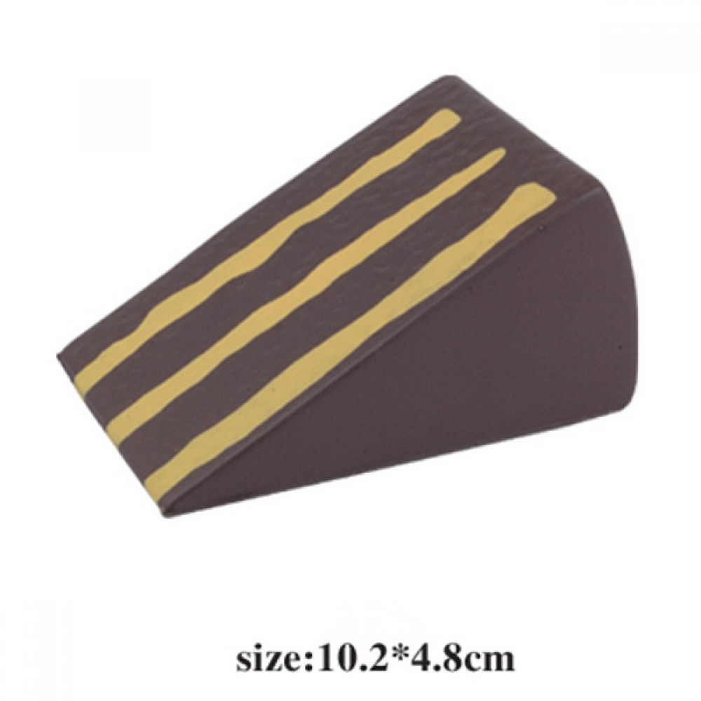 Custom Imprinted Cake Slice Stress reliever Custom Imprinted Cake Slice Stress reliever