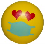Promotional Love PPE Emoji Squeezies Stress Reliever