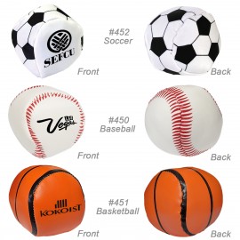 3" Popular Squeezable Sports Balls & Stress Relievers with Logo  3" Popular Squeezable Sports Balls & Stress Relievers with Logo